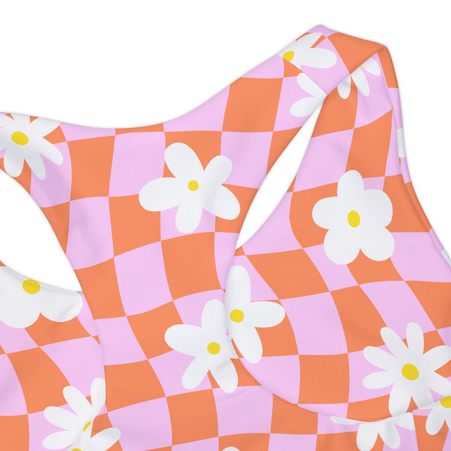 Daisy Check Girls Swimsuit