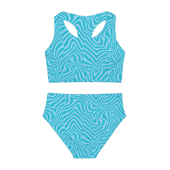 Capri Swirl Girls Swimsuit