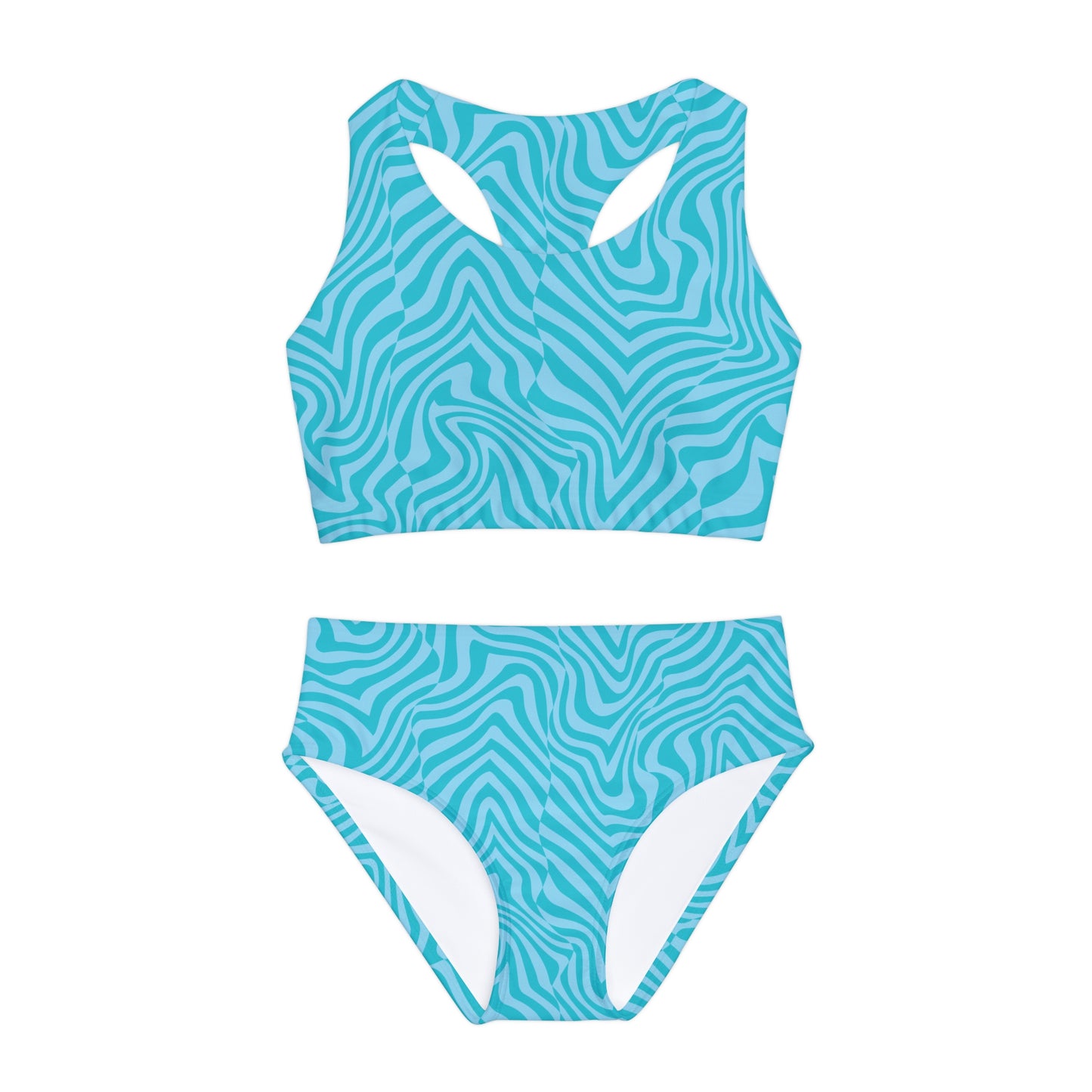 Capri Swirl Girls Swimsuit