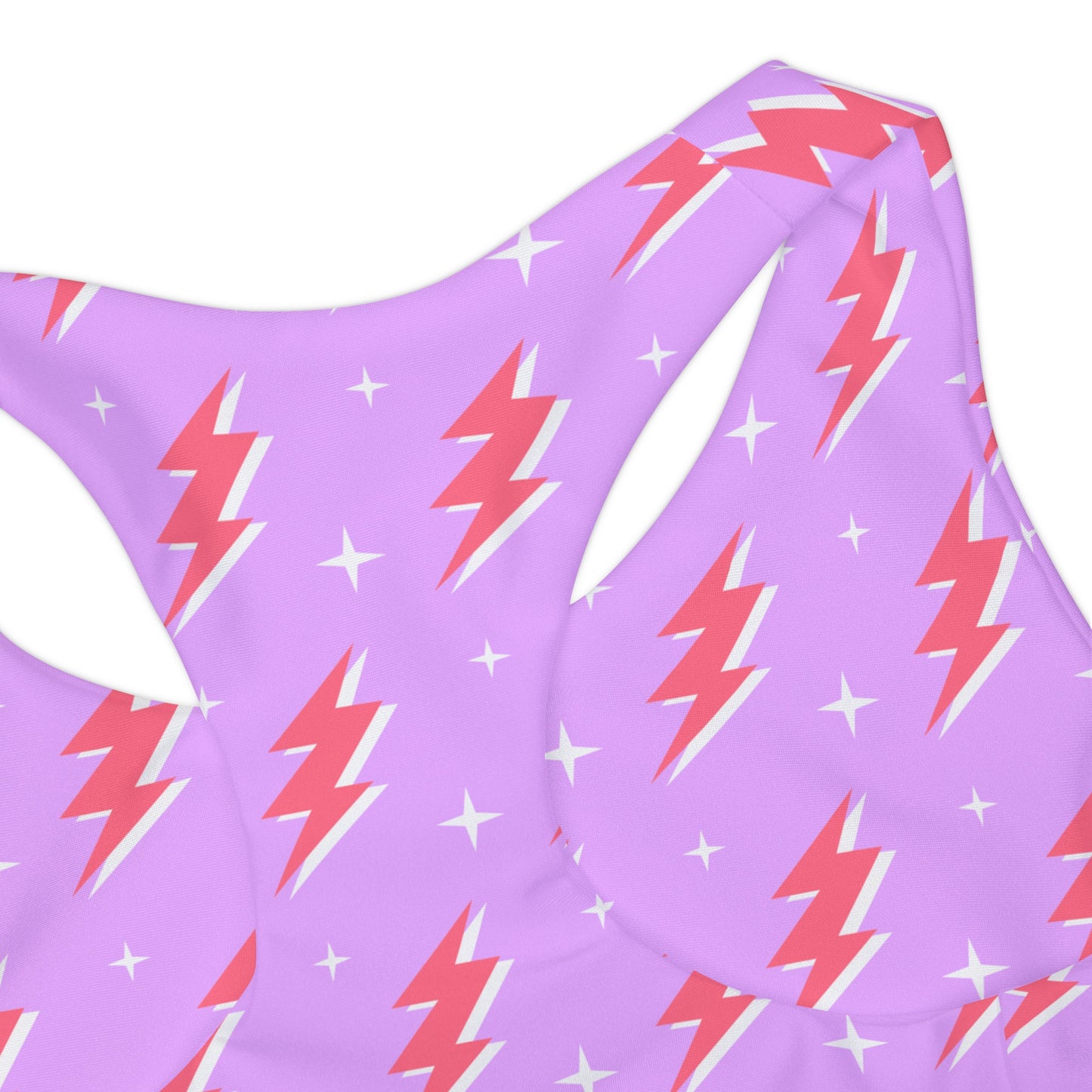 Pink Bolt Girls Swimsuit