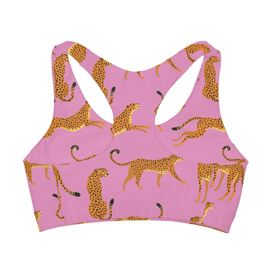 Load image into Gallery viewer, Pink Cheetah Girls Sports Bra
