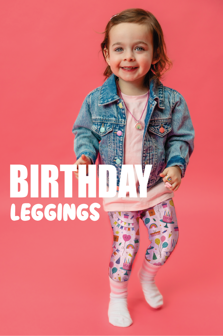 COMING SOON- Kids Design Your Own Birthday Leggings