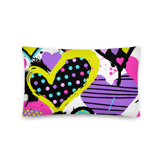 Graffiti Heart Basic Pillow