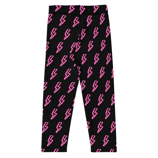 Pink Lightning Bolt Mini Leggings
