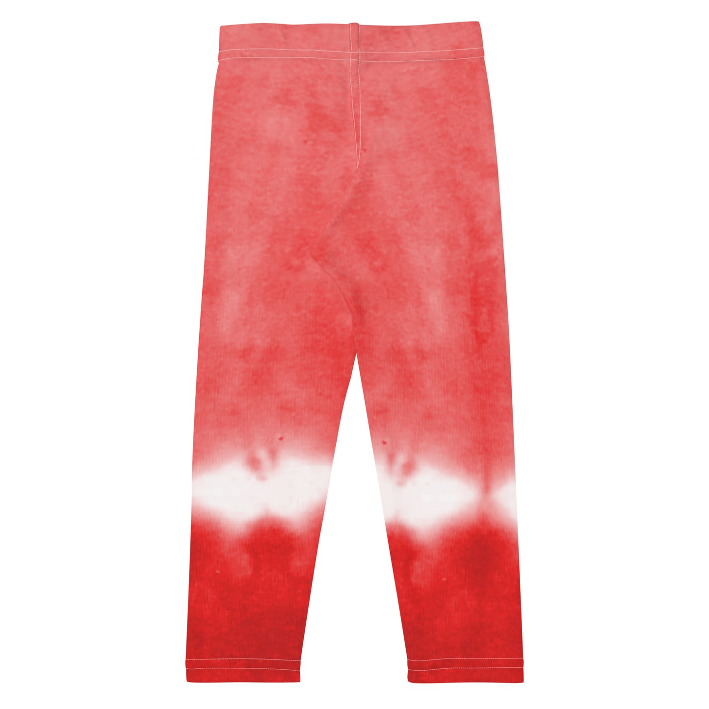 Red Placement Tie Dye Mini Leggings