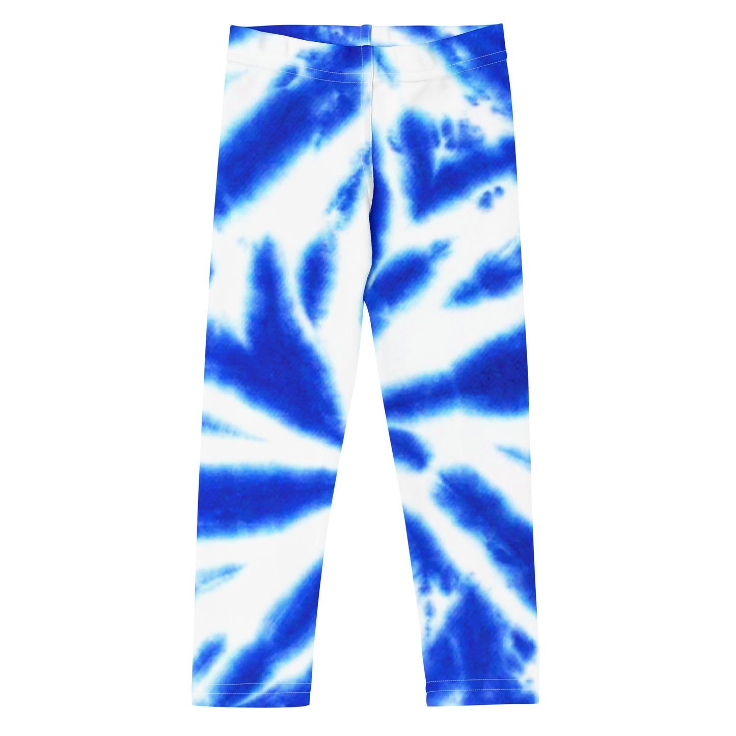 Load image into Gallery viewer, Blue Spiral Tie Dye Mini Leggings
