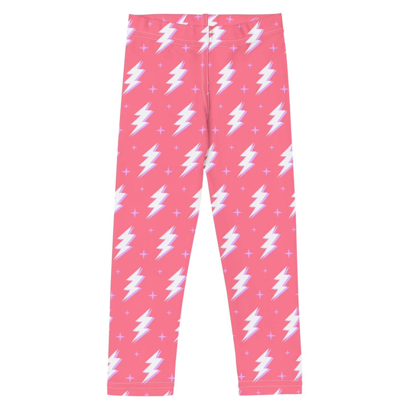 Coral Lightning Bolt Mini Legging