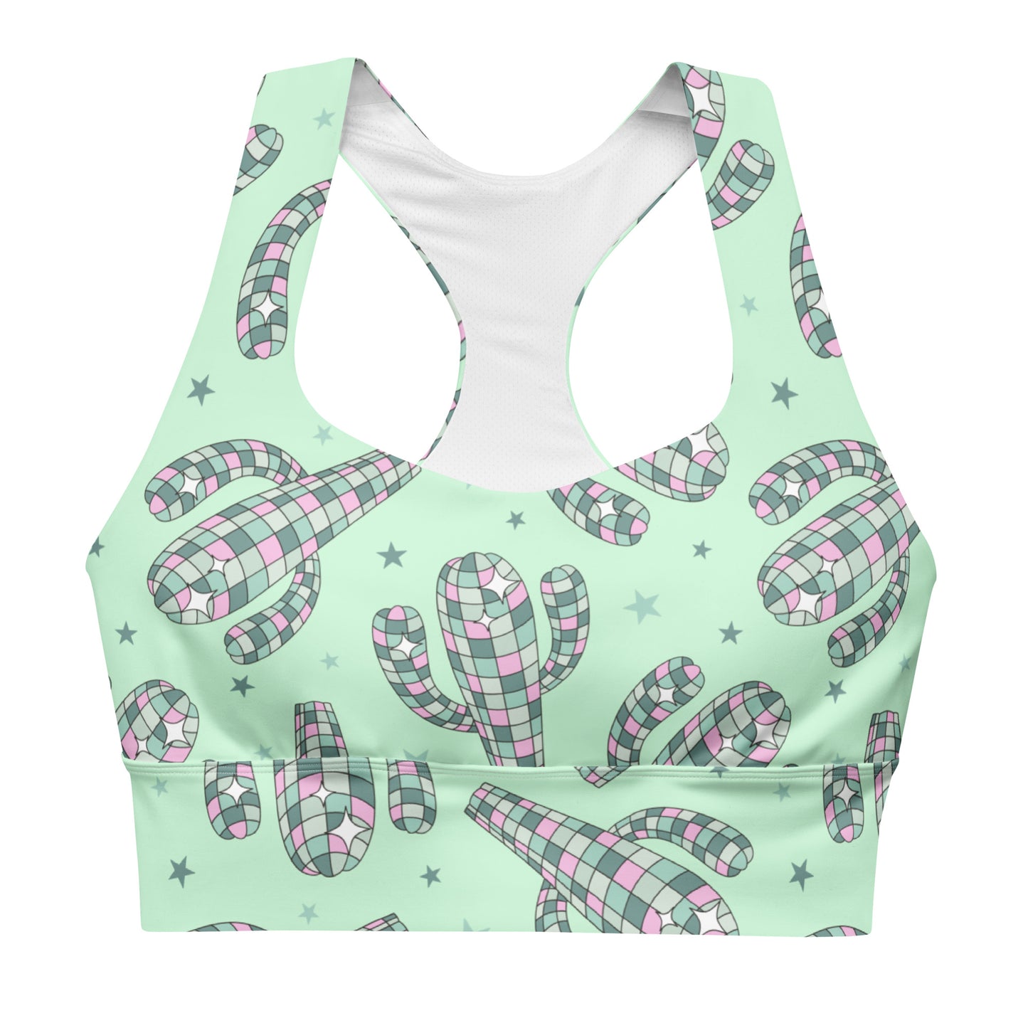 Disco Cactus Women's Sports Bra