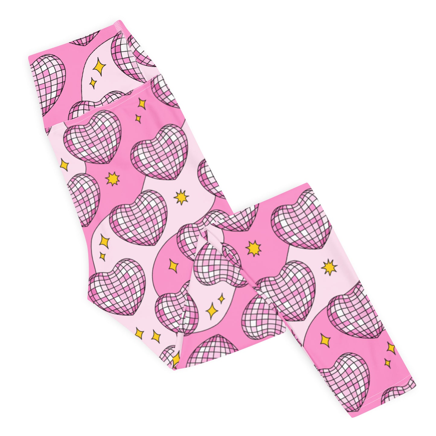 Disco Hearts Women's Leggings