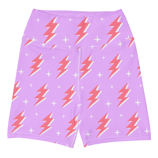 Pink Bolt Bike Shorts