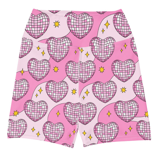 Disco Hearts Women's Bike Shorts