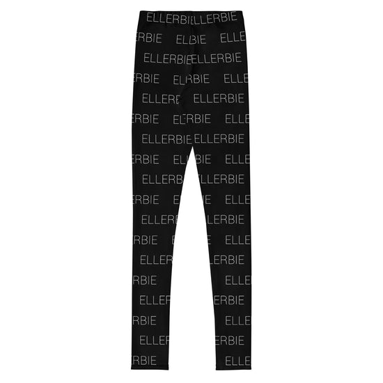Load image into Gallery viewer, B&amp;amp;W Personalized Name Tween Leggings
