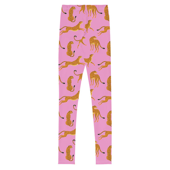 Pink Cheetah Tween Leggings