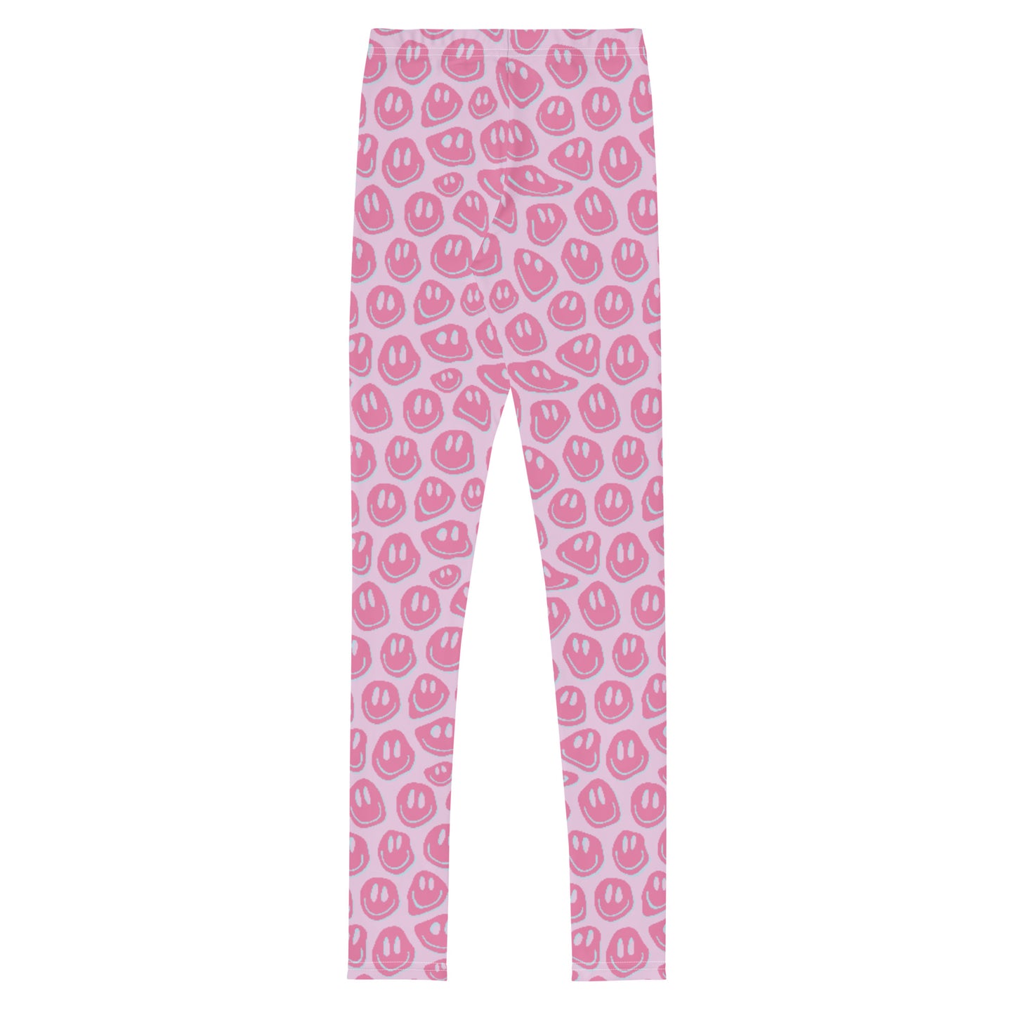 Pink & Blue Smiley Tween Leggings