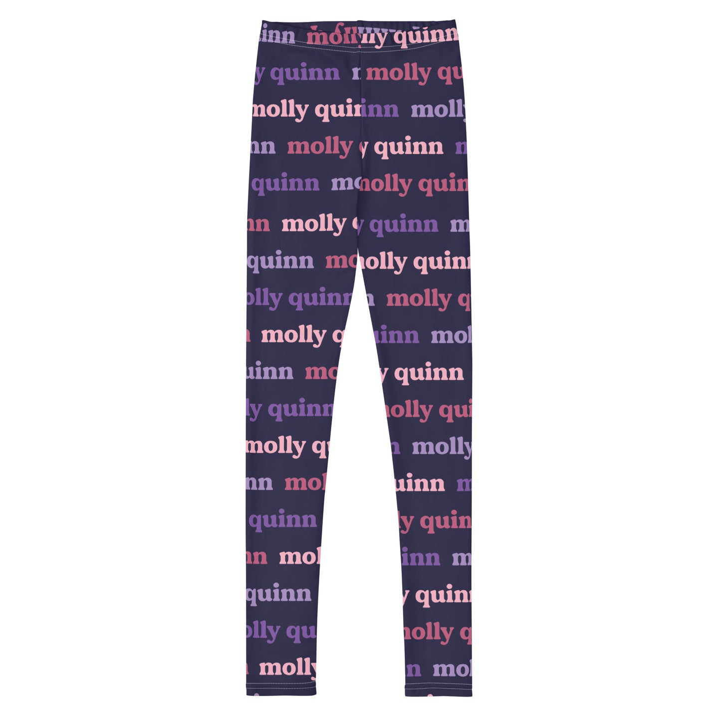 Purple Personalized Name Tween Leggings