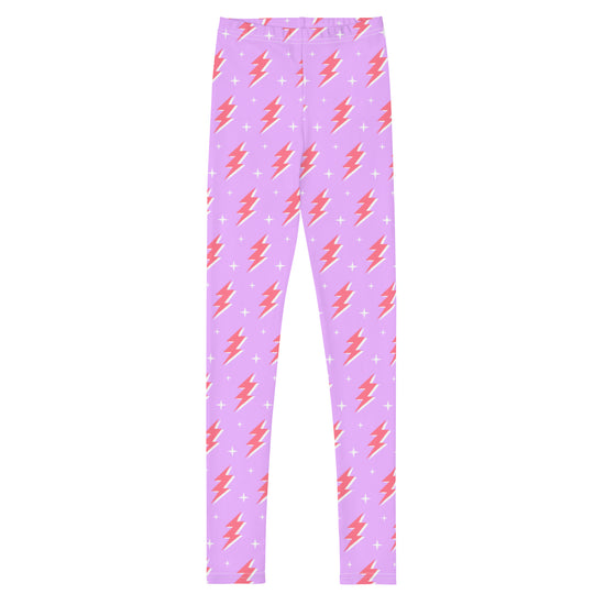 Pink Bolt Tween Leggings