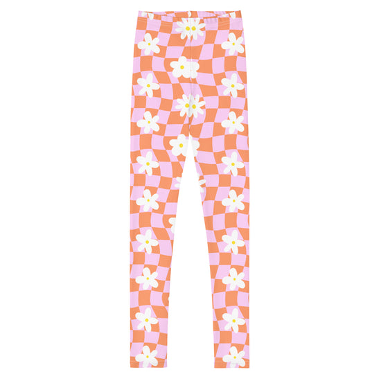 Daisy Check Tween Leggings