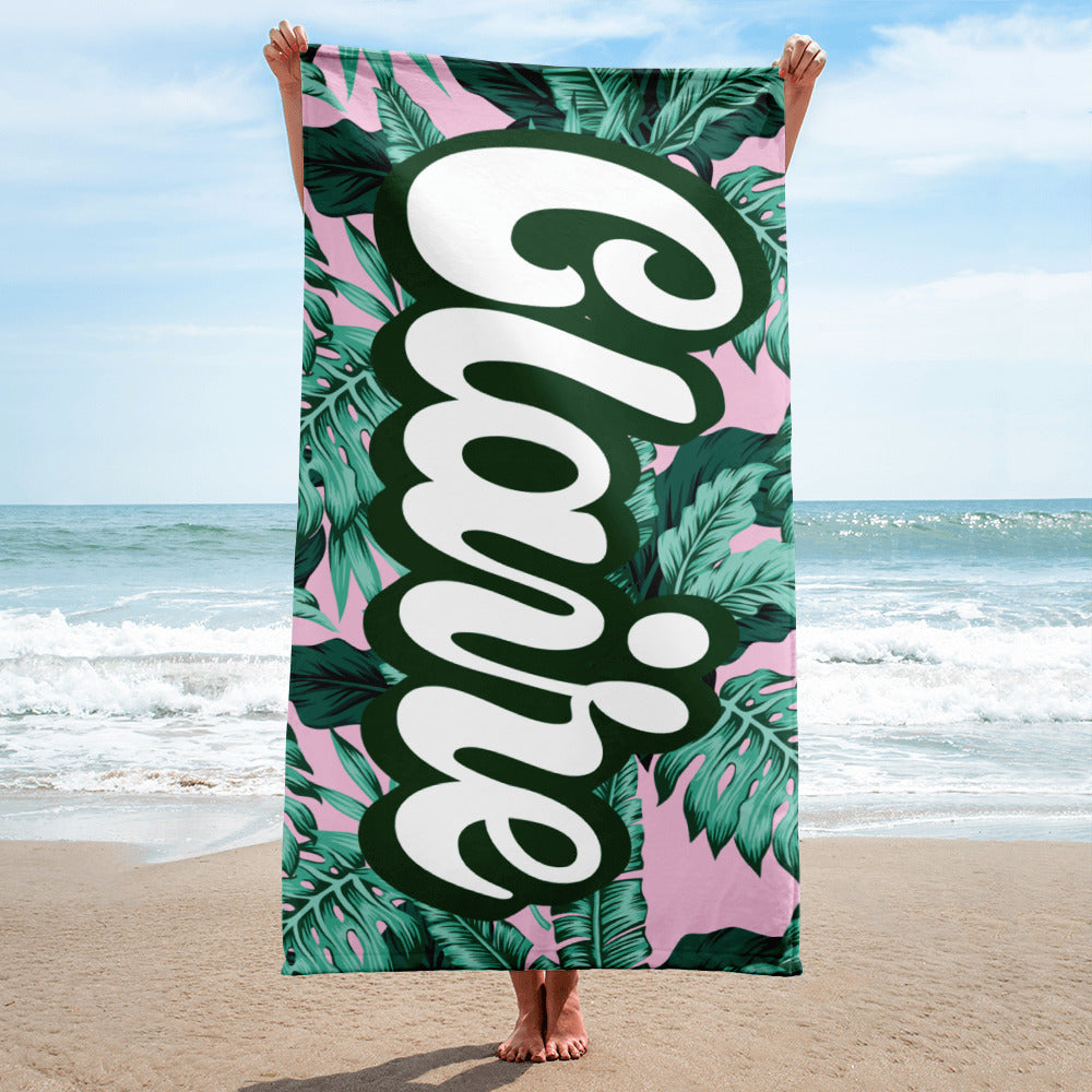 Palm Spring Palm Towel