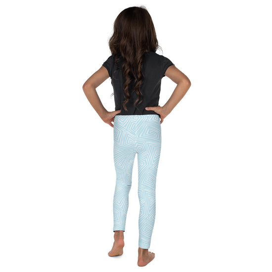 Light Blue Linear Mini Leggings