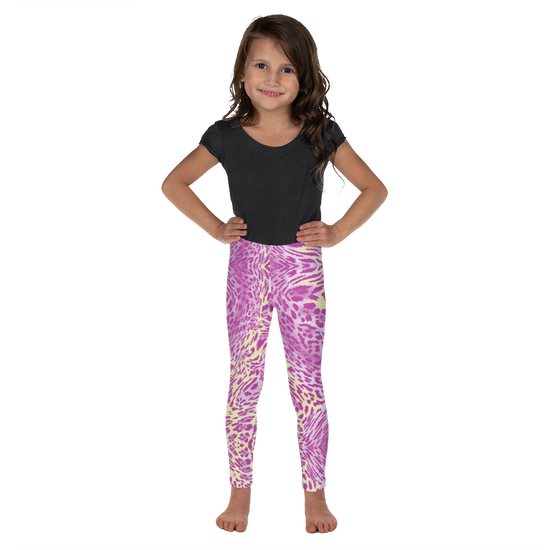 Swirl Leopard Mini Leggings