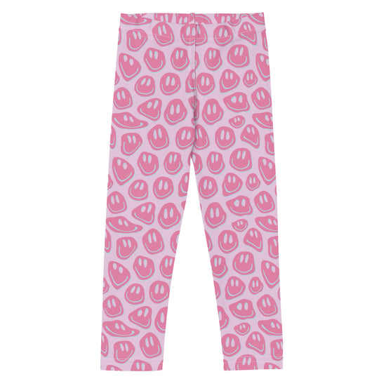 Load image into Gallery viewer, Pink Smiley Mini Leggings
