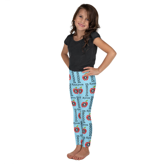 Teal Apple Monogram Mini Leggings