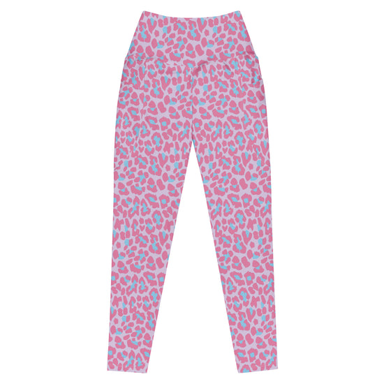 Pink Leopard Pocket Leggings
