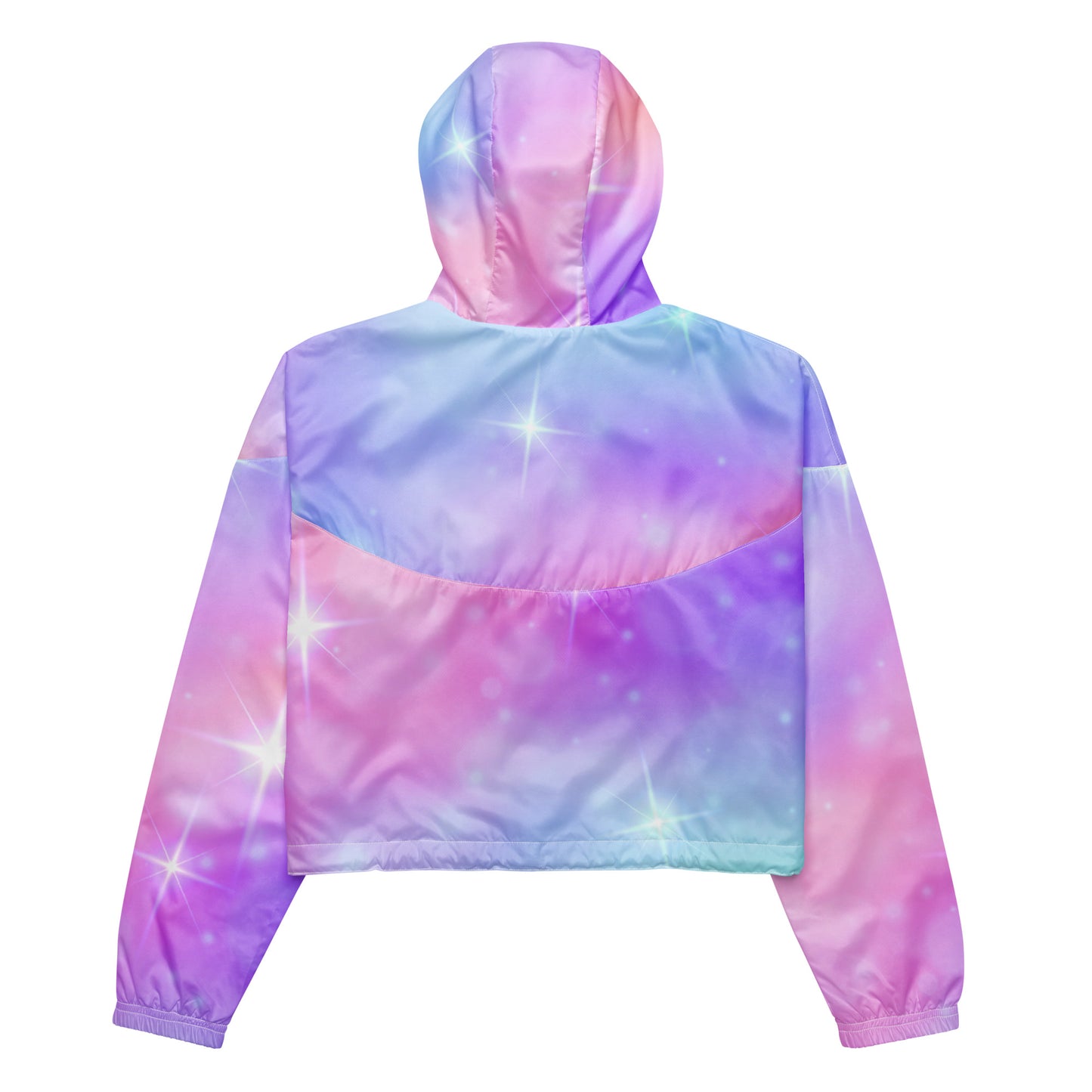 Starry Mulit Dye Cropped Windbreaker