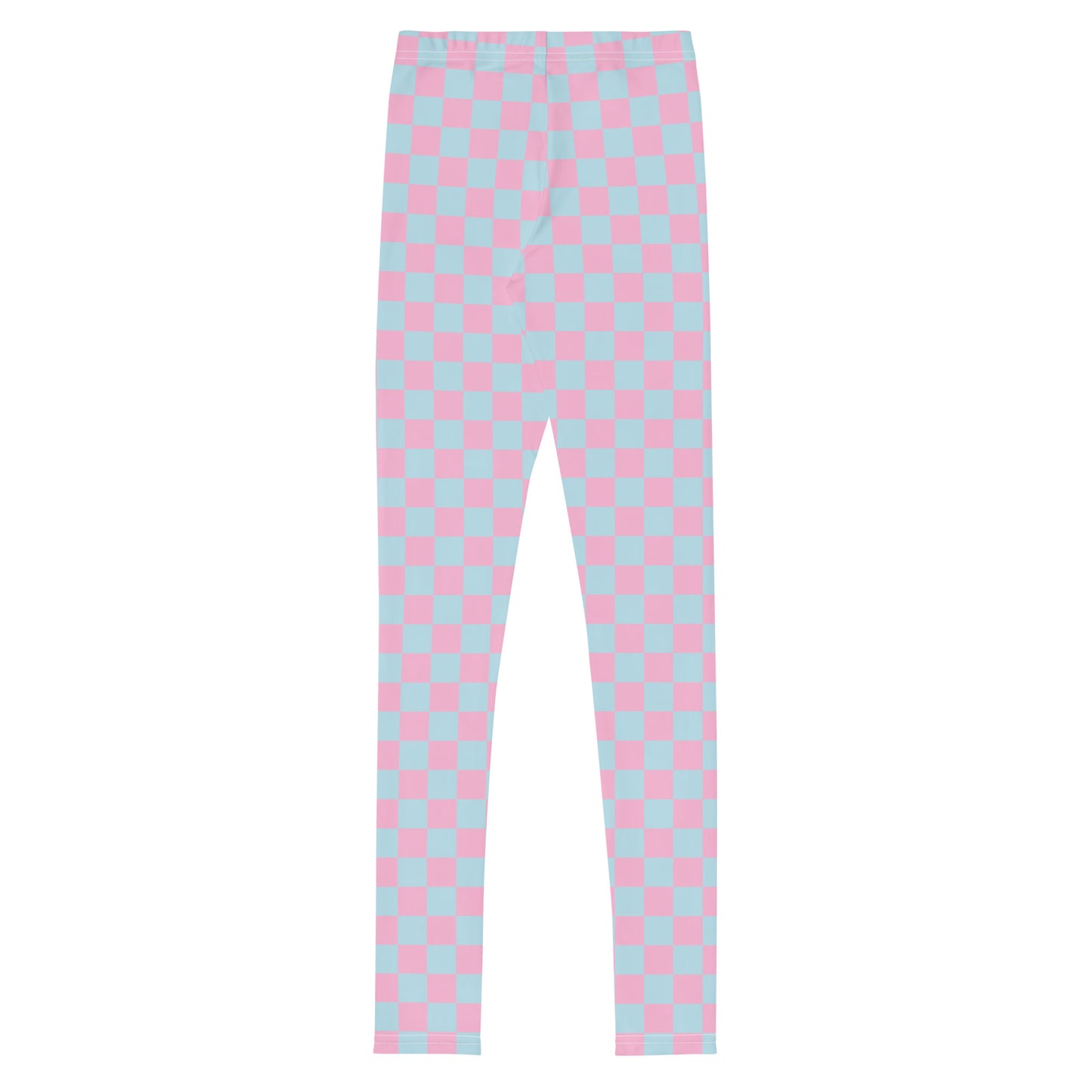 Load image into Gallery viewer, Pink &amp;amp; Blue Checkerboard Tween Leggings

