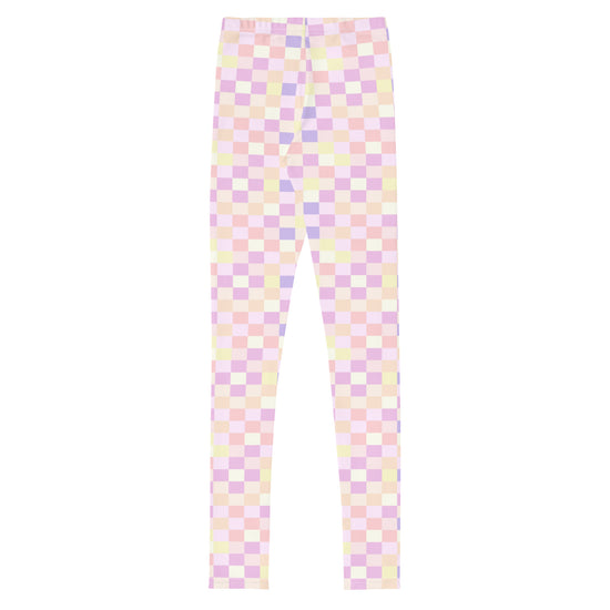 Load image into Gallery viewer, Pastel Checkerboard Tween Leggings
