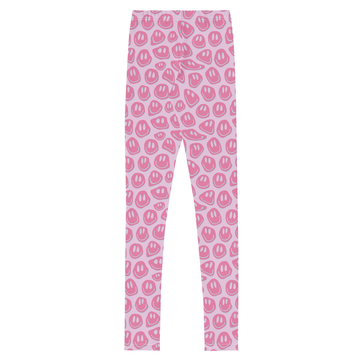 Load image into Gallery viewer, Pink Smiley Tween Leggings
