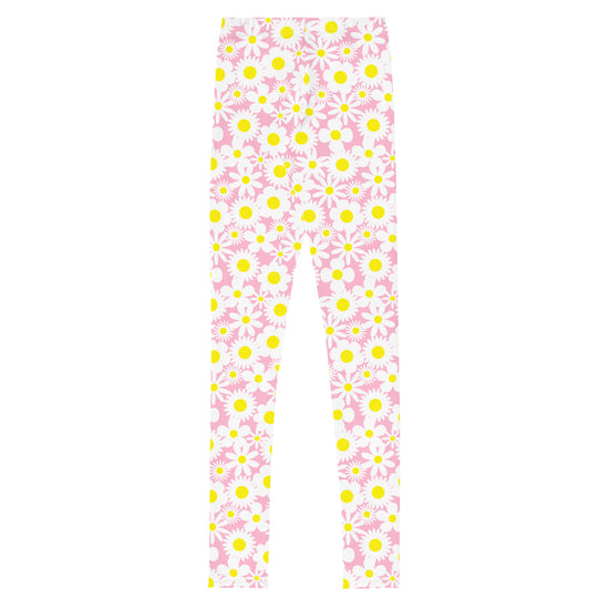 Load image into Gallery viewer, Pink Daisy Tween Leggings

