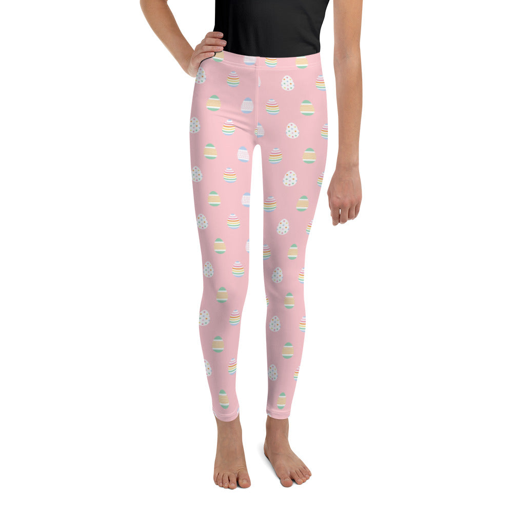 Pink Easter Egg Tween Leggings