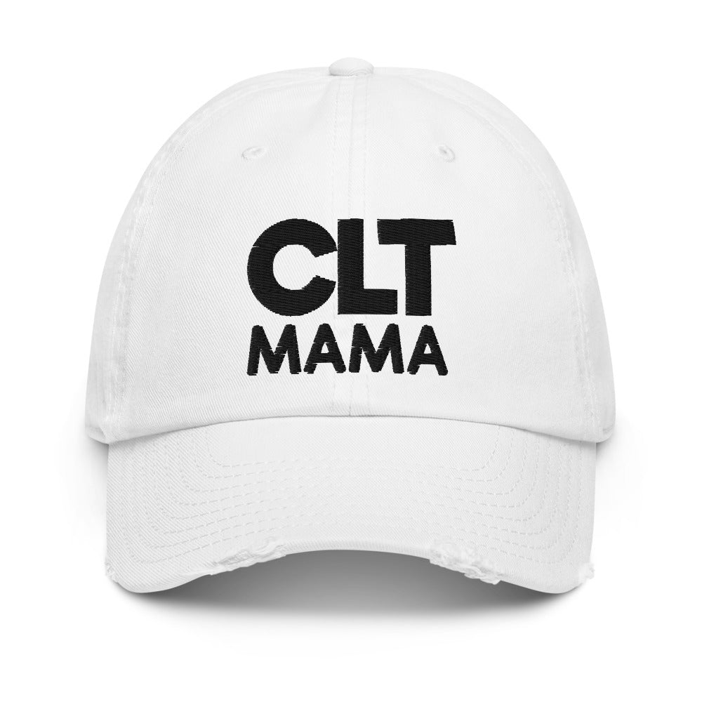 Load image into Gallery viewer, CLT Mom Distressed Dad Hat
